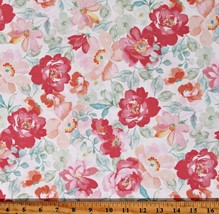 Cotton Roses Flowers Floral Sweet Baby Rose Fabric Print by the Yard D138.31 - £10.94 GBP