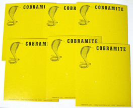 6pc 1960&#39;s Cobra Cobramite BRONX NY 1:64 Slot Car ORIGINAL HEADER CARDS ... - £7.98 GBP