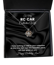 Necklace Birthday Present For RC Car Collector Wife - Jewelry Crown Pendant  - £40.05 GBP