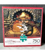 The Cats of Charles Wysocki All Burned Out Fireplace 750 Piece Puzzle-Co... - $348.12 MXN