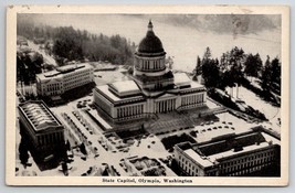 State Capitol Olympia WA Aerial View Graycraft Postcard J22 - £5.54 GBP