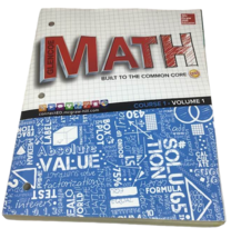 Math Built Common Core Glencoe Ratios Fractions Divide Integer PB Course 1 Vol 1 - £8.13 GBP