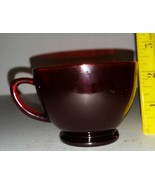 Vintage Anchor Hocking Royal Ruby Footed Punch or Snack Cup 2.25 inch - £3.92 GBP