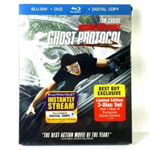 Mission Impossible: Ghost Protocol (Blu-ray/DVD, 2011, Widescreen) Like New !  - £4.61 GBP