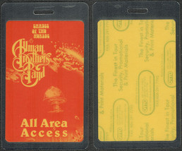 The Allman Brothers Band OTTO Laminated All Area Access Pass from the 1991 Shade - £8.31 GBP