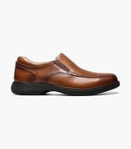 Nunn Bush KORE Pro Bike Toe Slip On Shoes Soft Leather Cognac 84945-221 image 3