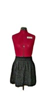 CLAUDIE PIERLOT Skirt Black Women Small Textured Elastic Waist Size 36 - £38.01 GBP