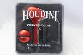 Houdini Lever Corkscrew Wine Opening Kit w/ Foil Cutter Spare Coil - £22.27 GBP