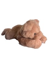 MJC Purr-fection VTG Pig WILBUR Dusty Pink Laying Down 16” Plush Stuffed Animal - $33.08