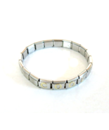 Vintage Ryry Firenze Stainless Steel Unisex Thin Style Stretch Bracelet ... - $10.94