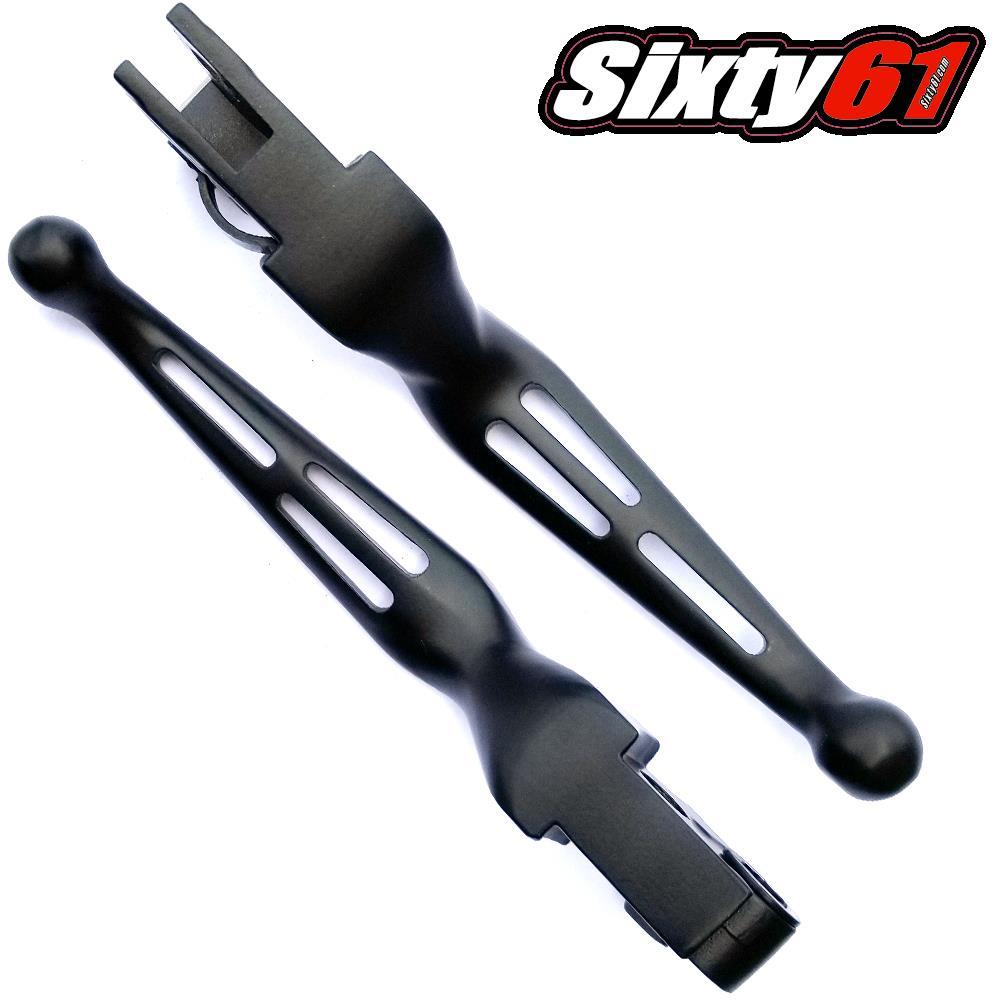 Harley XL, Dyna Touring, Softail Black Hollowed-out Brake Clutch Hand Le... - $21.93