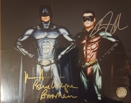 Batman &amp; Robin Rare Hand Signed Autographed 8x10 SSC COA - £79.41 GBP