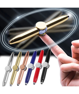 Metal Luminous Spinner LED Light Spinning Pens Release Pressure Student ... - £7.82 GBP