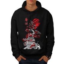 Wellcoda Japanese Knight Fantasy Mens Hoodie, Japan Casual Hooded Sweatshirt - £25.23 GBP+