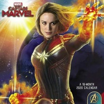 Marvel Comics Captain Marvel Movie 16 Month 2020 Wall Calendar NEW SEALED - £11.59 GBP