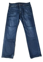 Levis 513 Red Loop Slim Straight Jeans Men’s 34x34 Blue Stretch (Actual ... - $24.00