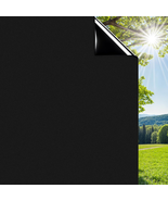 Blackout Window Film, Black Out Windows Film Static Cling Non-Adhesive T... - $279.33 MXN