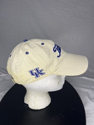 Titleist University If Kentucky Wildcats Strapback Hat Cap White Distressed Golf Item image 4