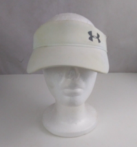 Under Armor Women&#39;s White With Silver Logo Adjustable Visor - £9.18 GBP