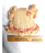 Handmade Pin Cushion/Padded Satin Sachet Bag Hanging Doll Dress Crochet ... - £16.34 GBP