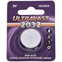 Ultralast UL2032 UL2032 CR2032 Lithium Coin Cell Battery - £19.71 GBP