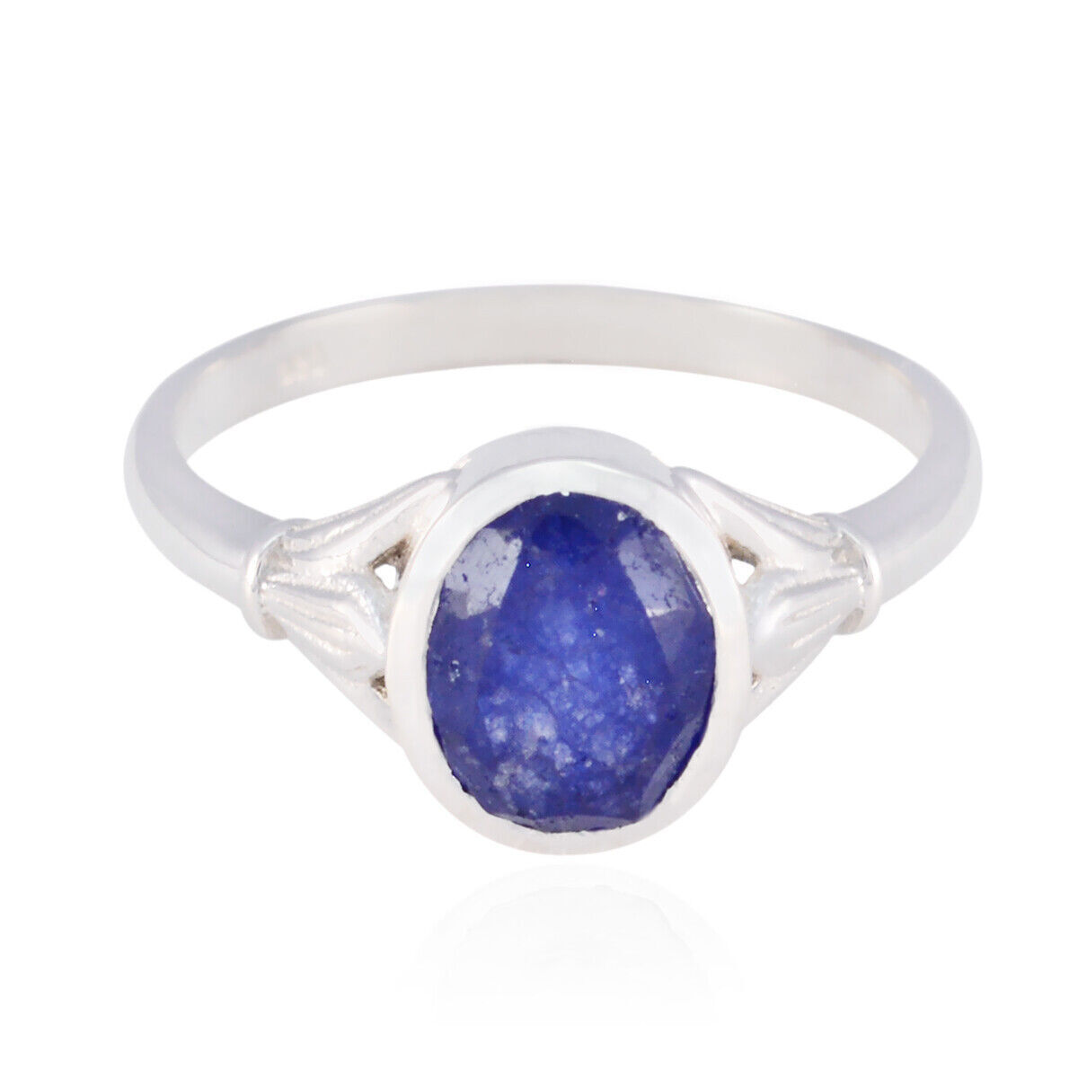 Primary image for Blauer Jaspis Sterling Silber Ring Handgemachter Schmuck für...