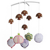 Vegetables Baby Crib Mobile Baby Musical Mobile for Boys and Girls Nursery Room  - £70.74 GBP