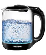 Chefman 1.7L Electric Glass Kettle with Easy Operation Button, 360 ° Swi... - £22.52 GBP