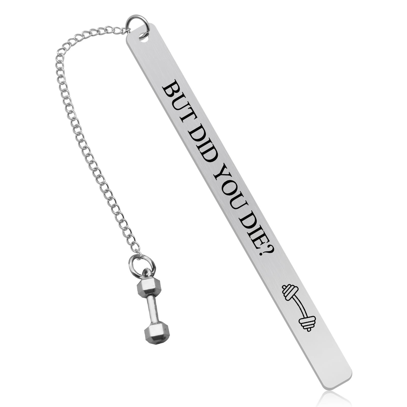 Fitness Gift Gym Motivational Gift Bookmark Funny Workout Inspirational Bookmar