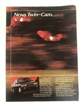 1999 Nova Twin Cam Vintage Print Ad Advertisement pa9 - £4.73 GBP