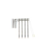 WOO US2251 N Utility System, Double Crossbar, Pre-Wired Poles - $28.00