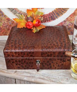 Brizard and Co Antique Saddle Ostrich &quot; Airflow&quot; Humidor 30 / 40 ct Made... - $30,913.00 MXN