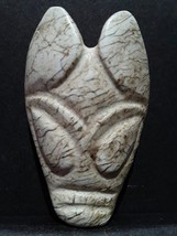 Hongshan  Dragon Mask Pendant in Chicken Bone Jade - $688.05