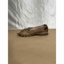 Skechers Women&#39;s Leather Slip On Open Toe Comfort Shoe Brown 46458 Size 8.5 - £11.86 GBP
