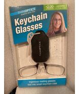 ThinOptics Keychain Glasses +2.00 Strength *NEW* DMA - $21.99
