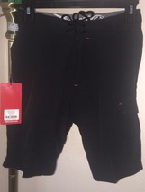 NWT Boy&#39;s ZOIC Ripper Shorts w/Liner Black Boardshort Style Sz Large - £38.09 GBP