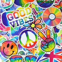 50 PCS Rainbow Sticker Pack, LGBTQ Pride Gay and Lesbian Stickers, Laptop Decals - £10.82 GBP