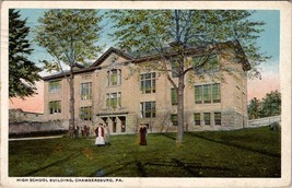 Chambersburg Pennsylvania PA High School c1917 to Littlestown Postcard Y9 - £11.78 GBP