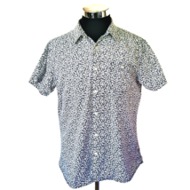Urban Pipeline Shirt Men&#39;s Size Large Blue &amp; White Floral  Button Front Casual - £11.94 GBP