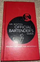 Mr. Boston Official Bartender&#39;s Guide  Hardcover 1500+ Recipes Tools Tec... - £6.15 GBP