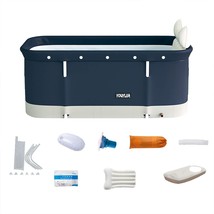 Insuwun Portable Bathtub Kit, Foldable Soaking Bathing Tub For Adults, S... - £81.00 GBP