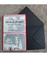 Robert Wise &amp; John Carpenter special private reception screening invite ... - $33.90 CAD