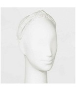 Bohemian Chic Ivory Eyelet Knot Headband - £7.86 GBP