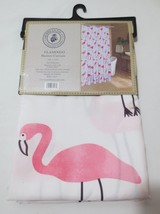 Caribbean Joe Island Supply Co. FLAMINGO Shower Curtain 70X72 - Pink &amp; White NIP - £19.92 GBP