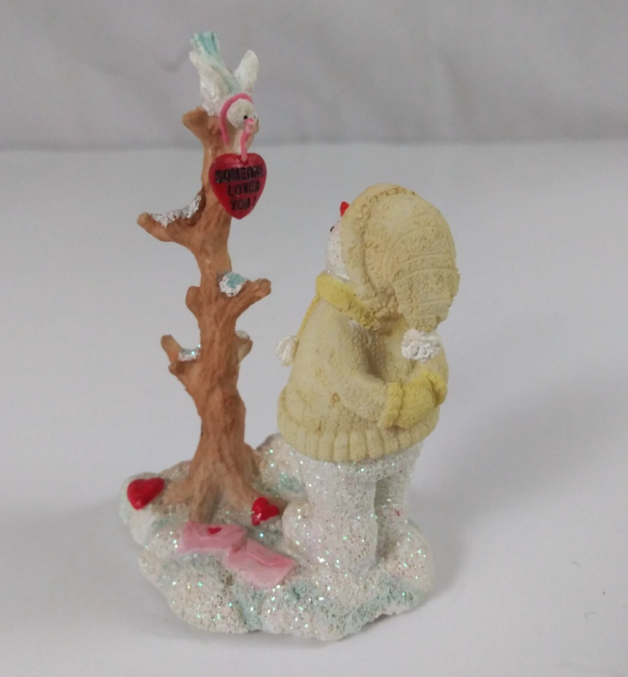 Russ Ice Sculptures Someone Loves You #21142 Mini Collectible Snowman Figurine Item image 4