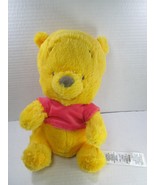 Disney Parks Plush Baby Winnie the Pooh Lovey 10&quot; Big Head Sitting Sewn ... - £10.97 GBP