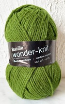 Vintage Bucilla Wonder-Knit Medium Weight Creslan Acrylic Yarn-1 Skein Green #13 - £5.24 GBP