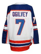 Any Name Number Halifax Highlanders Retro Hockey Jersey White Ogilvey Any Size image 2