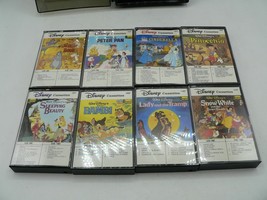 Lot of Walt Disney Cassette Tapes Used &amp; Untested Comes w/ Maxell Casset... - $143.55 MXN