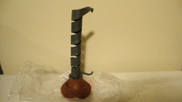Long neck Candlestick holder inrustic wood and metal image 3